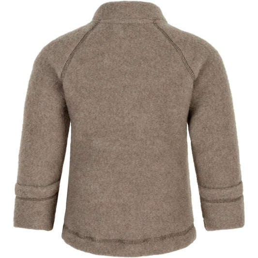 Mikk-line Jacke aus Merinowolle in Hellbraun