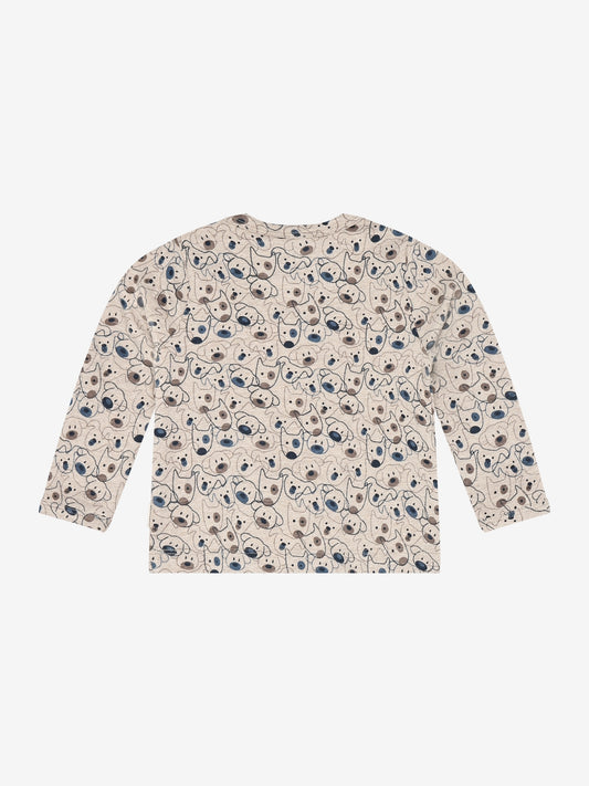 Minymo Langarmshirt mit Alloverprint