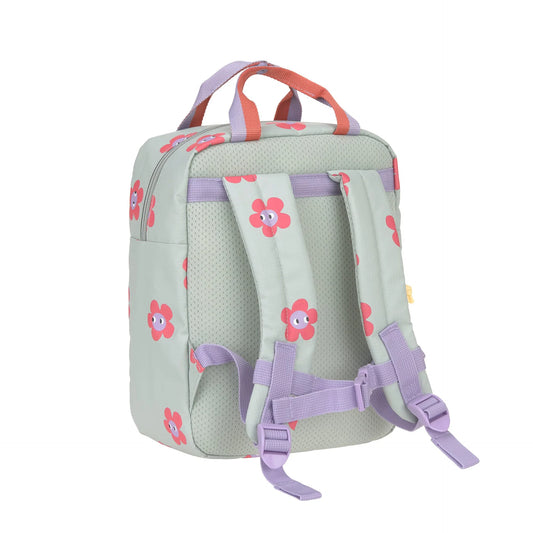 Lässig Kindergartenrucksack Square - Happy Trails, Blume