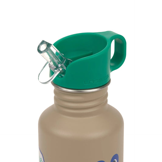 Lässig Edelstahl Kinder Trinkflasche 500 ml - Happy Trails, Frosch