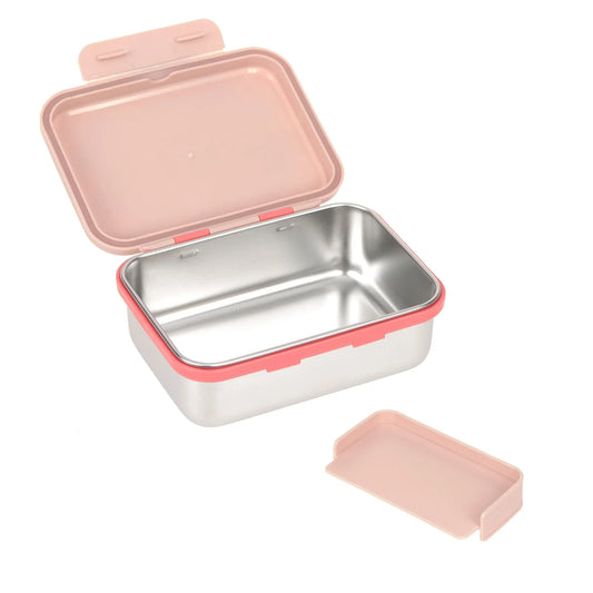 Lässig Brotdose Kinder - Bento Lunchbox, Sunny Explorer Rosa
