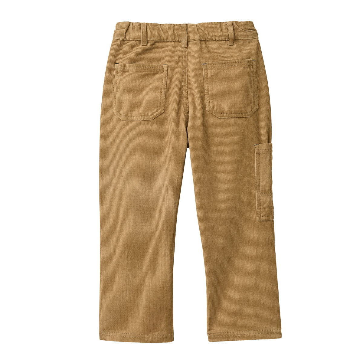 People Wear Organic Kord Hose, braun uni, Bio-Baumwolle
