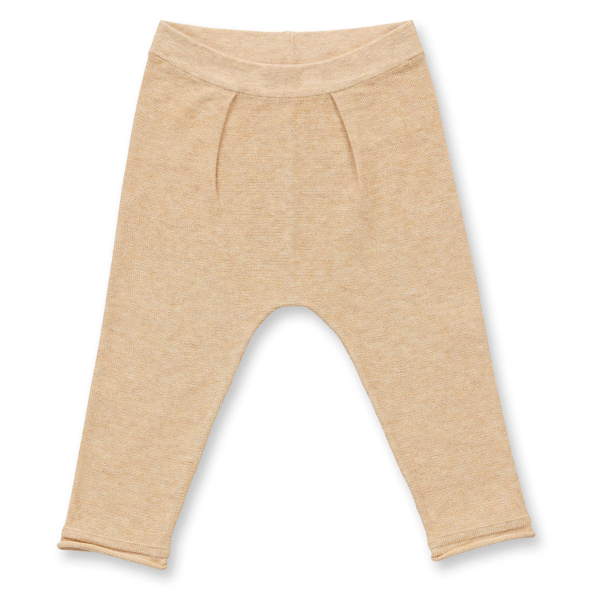 Sense Organics Baby Strickleggings in sandbeige, Modell PABLO, GOTS