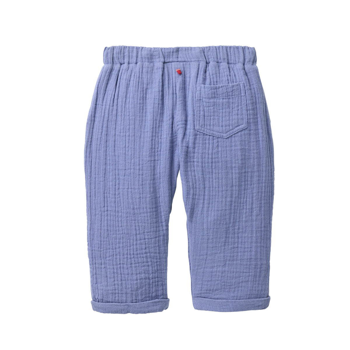 People Wear Organic Musselin-Hose in Atlantikblau GOTS