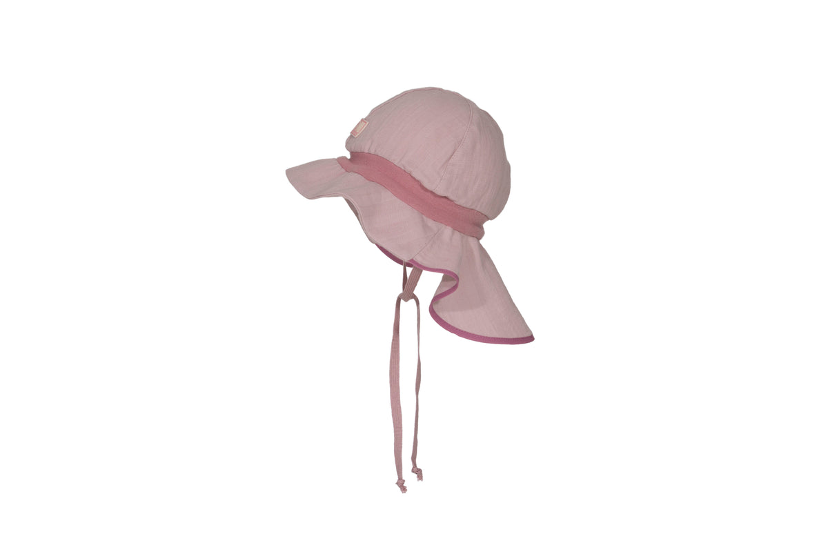 Pickapooh Sonnenmütze Feuerwehr Strick in Mauve
