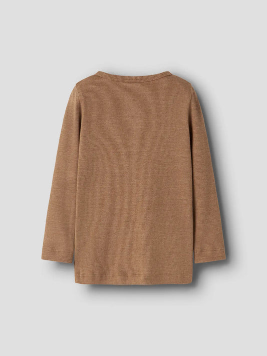 Name it Langarmshirt Basic gerippt