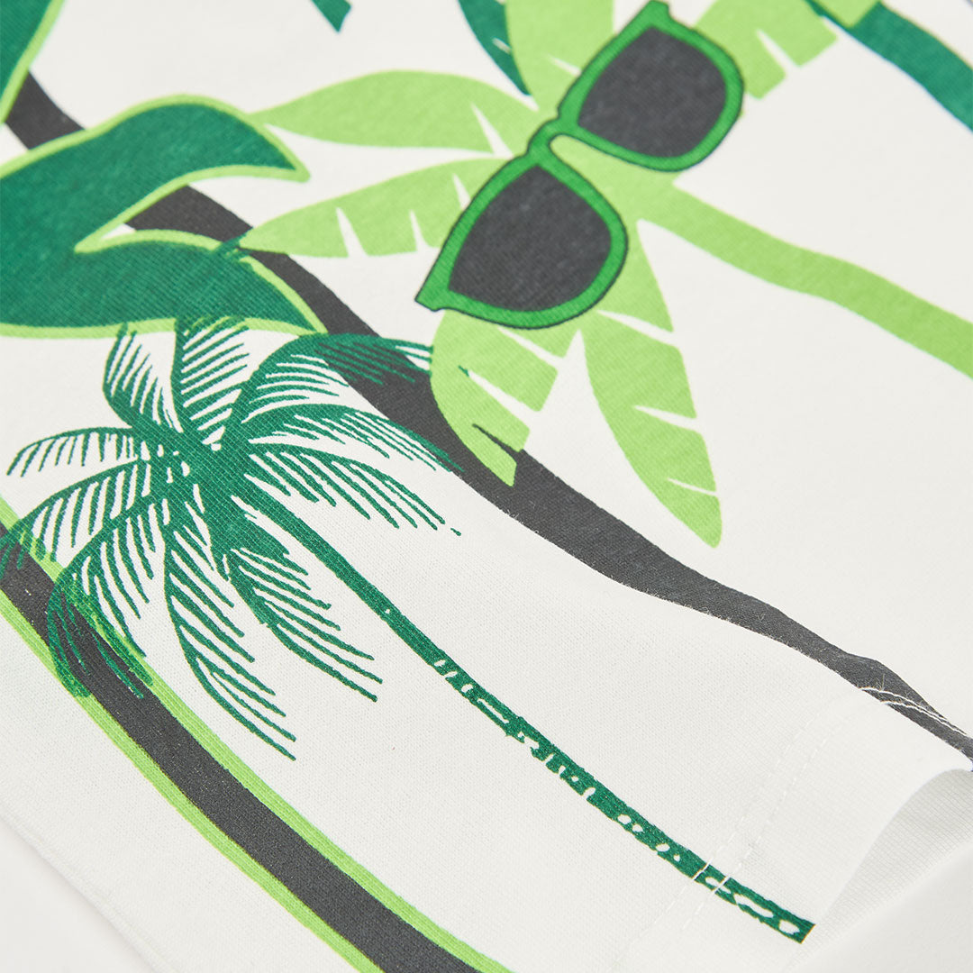 Boboli T-Shirt mit Palmenprint