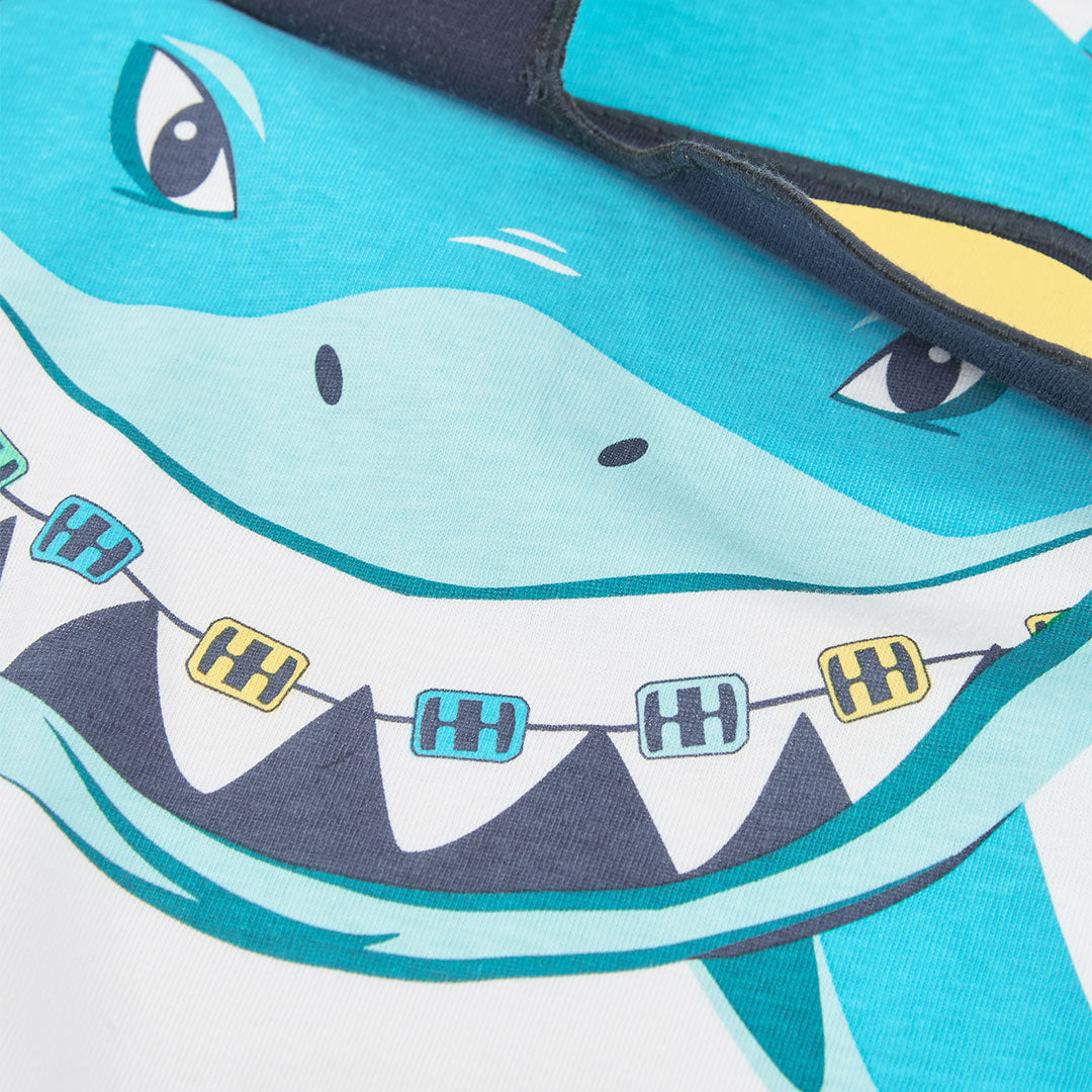 Boboli T-Shirt mit Haifisch-Print