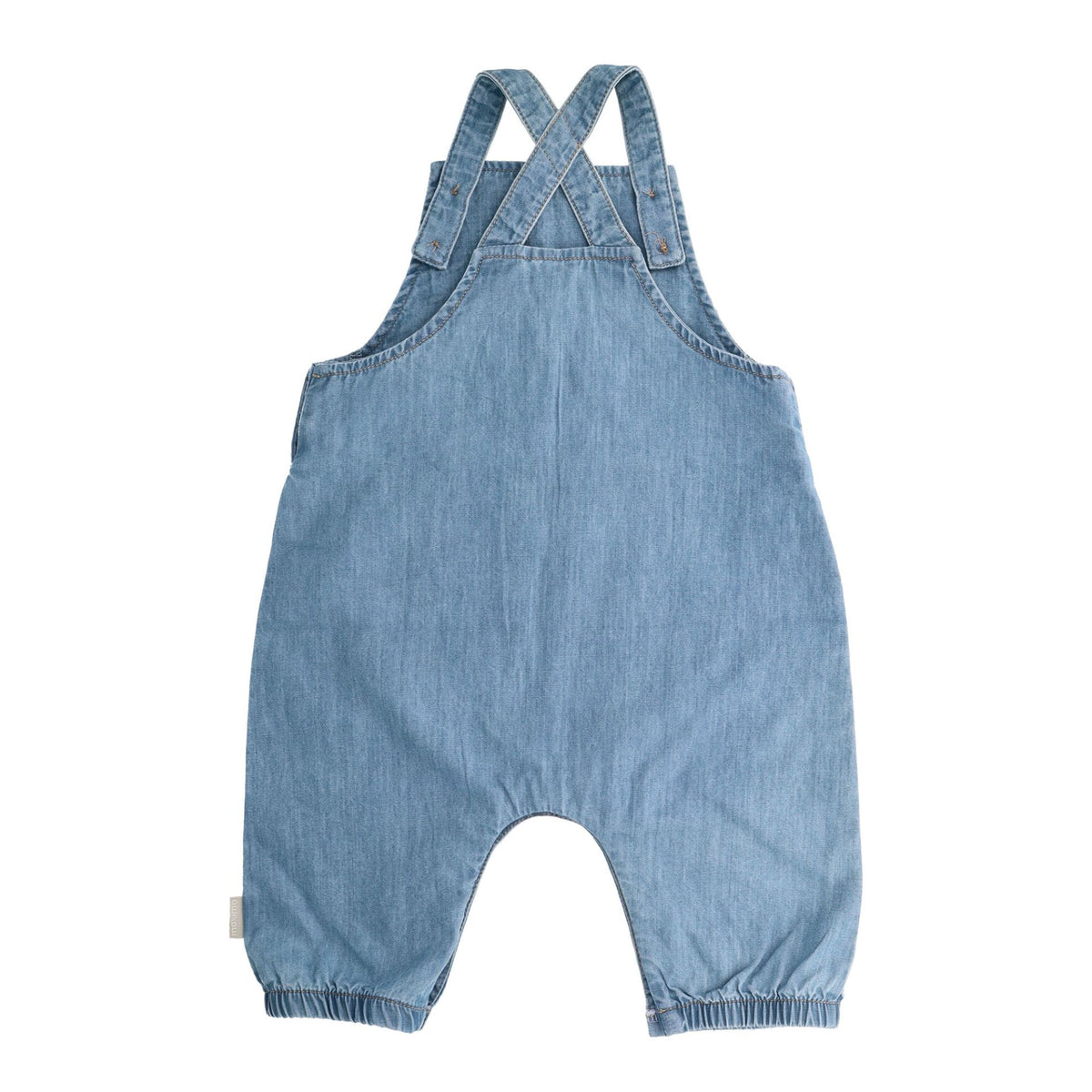maximo BABY-Latzhose, Denim-Optik Öffnung Windelwechsel