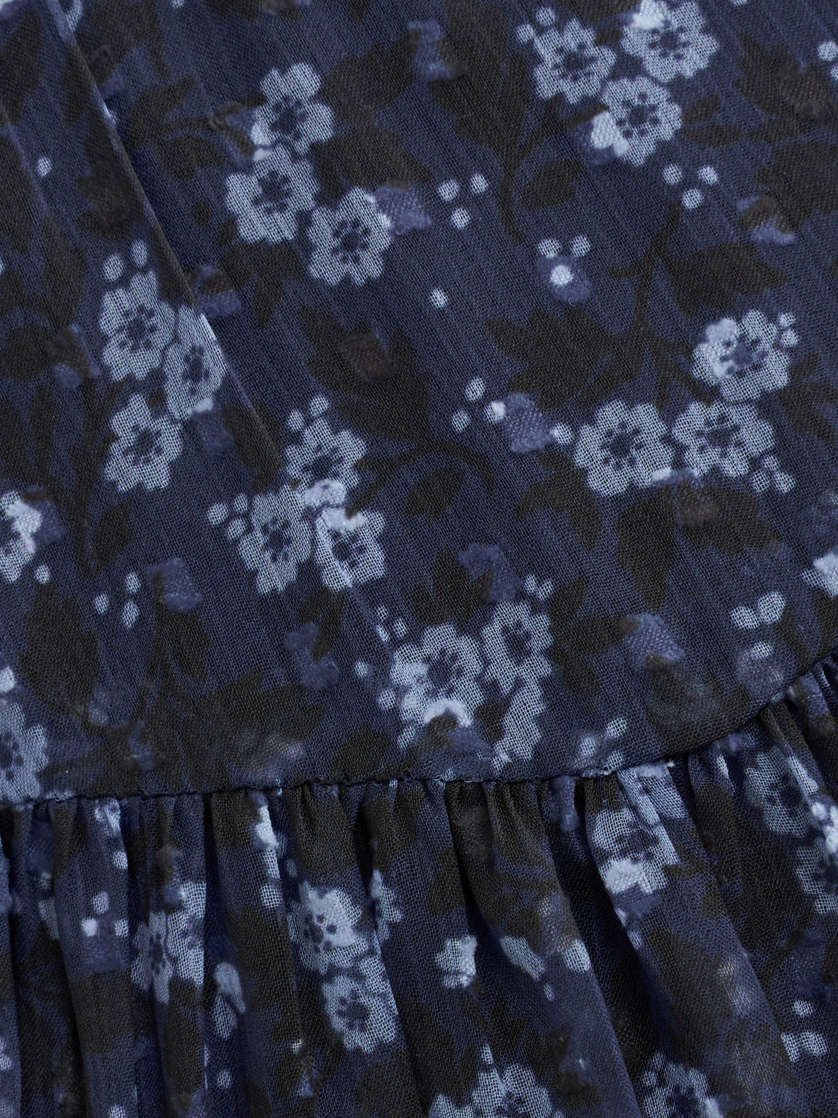 Creamie Kleid Langarm mit floralem Muster