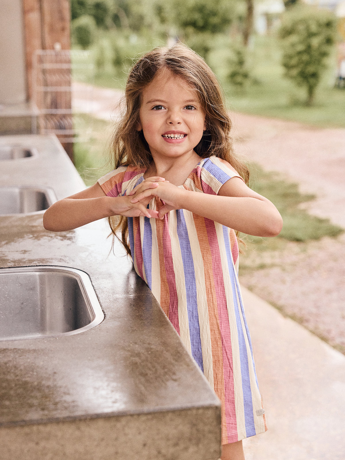 Daily7Kids Sommerkleid mit Streifen