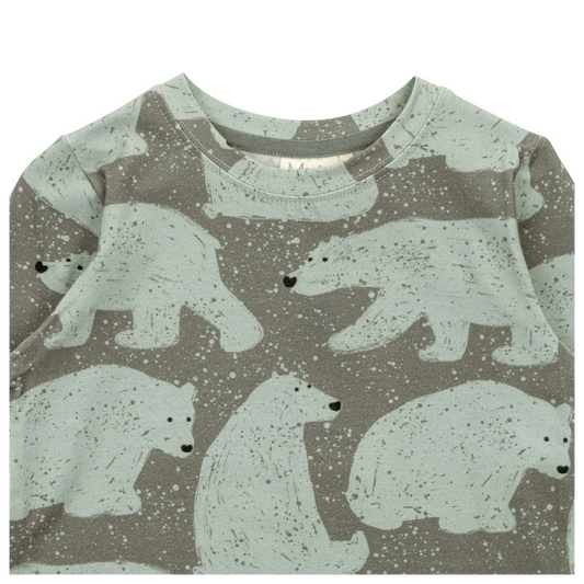 Ma-ia Langarmshirt mit Polarbärenprint