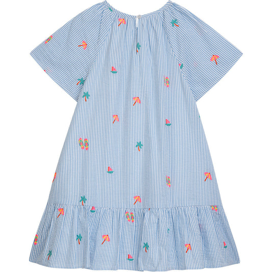 Danamde Kleid Kurzam DJANE mit Stickerei