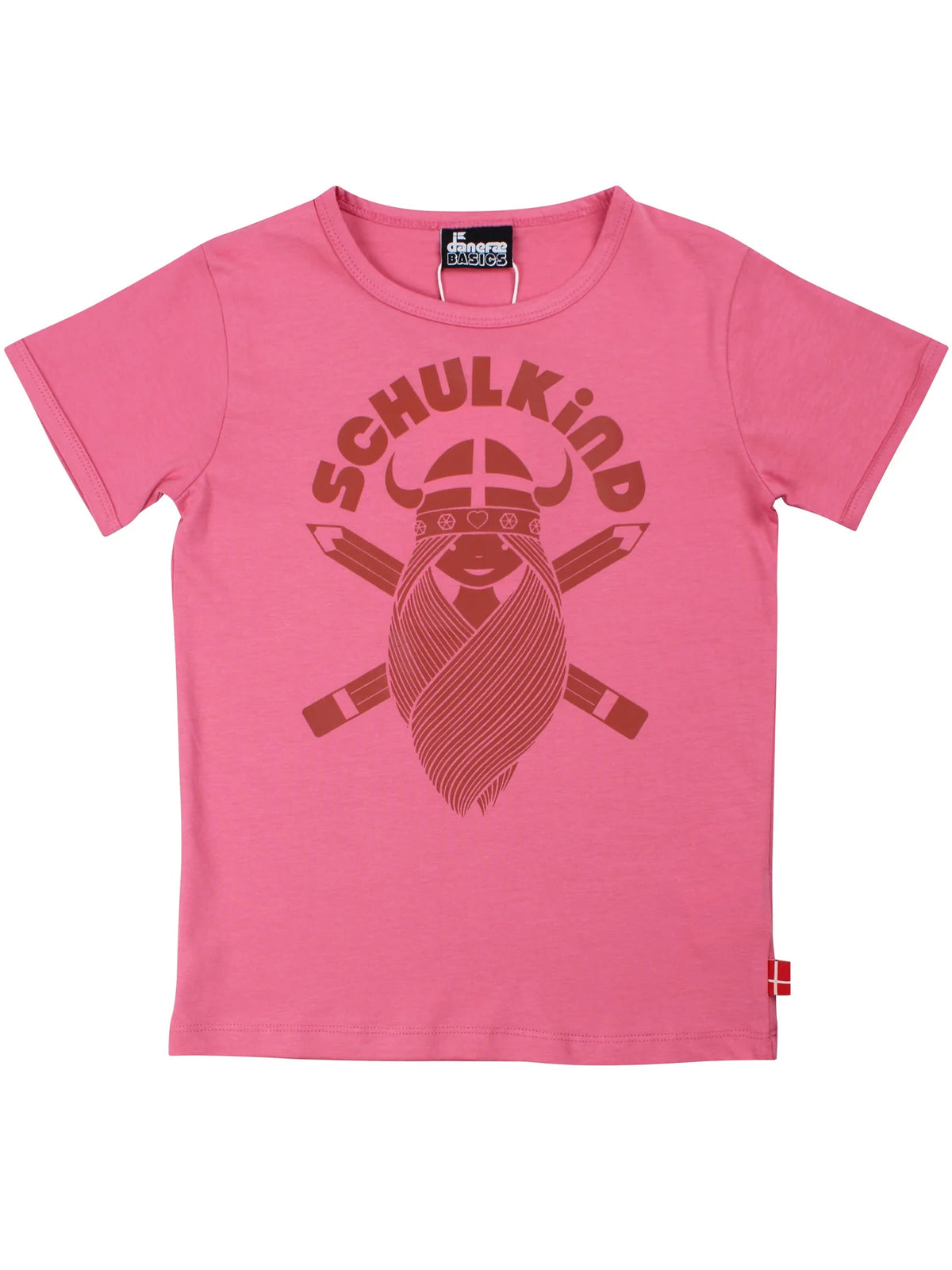 Daenfae T-Shirt Wikinger SCHULKIND pink