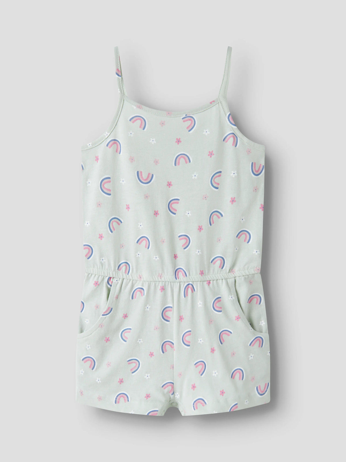 Name it Jumpsuit mit Regenbogenprint