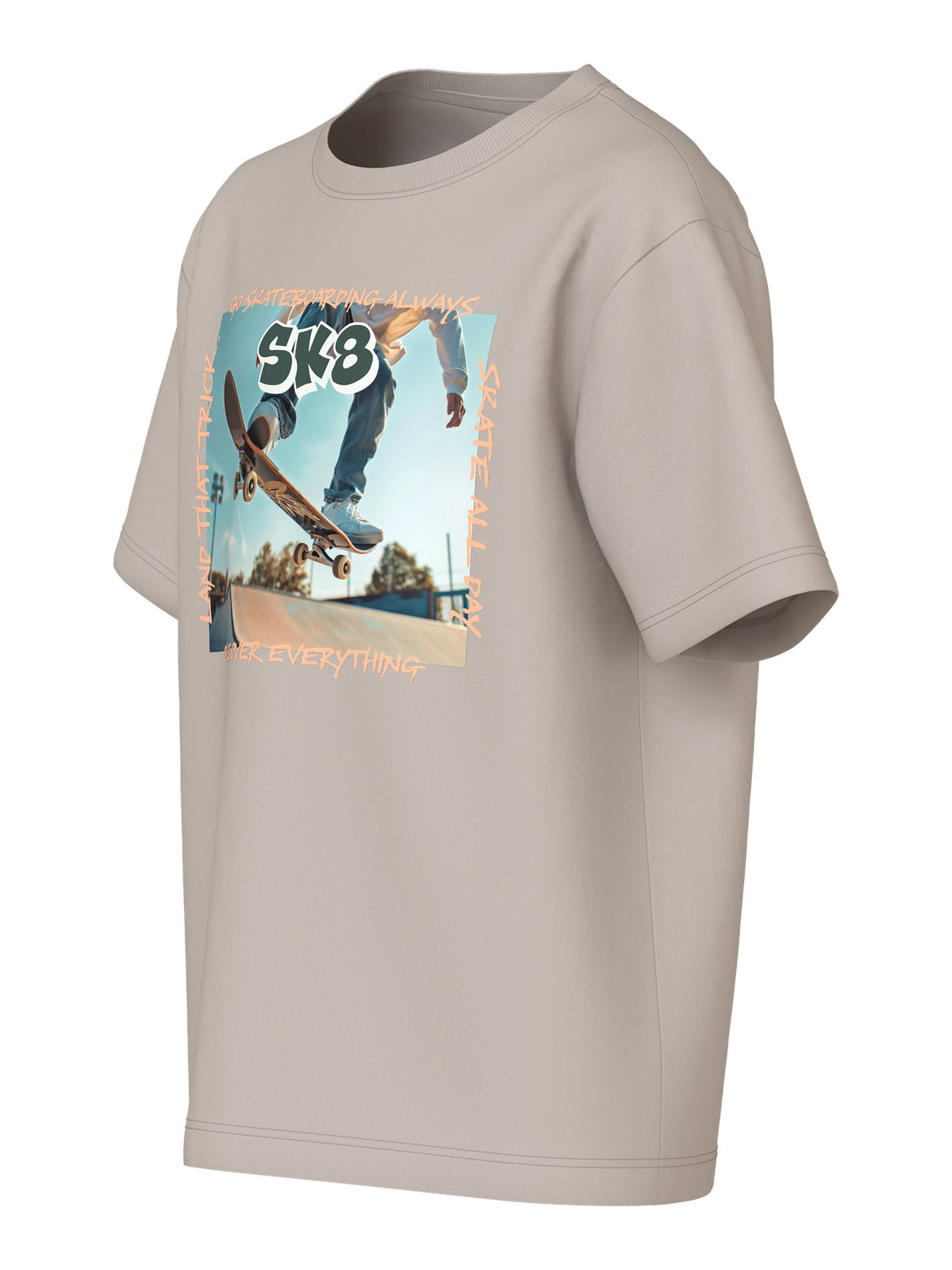 Name it T-Shirt mit Skateboardprint