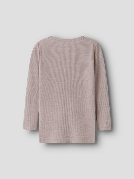 Name it Langarmshirt aus Merinowolle