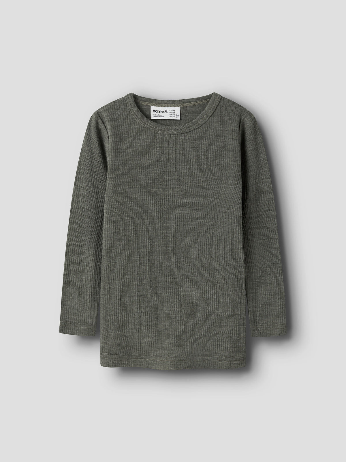 Name it Langarmshirt aus Merinowolle