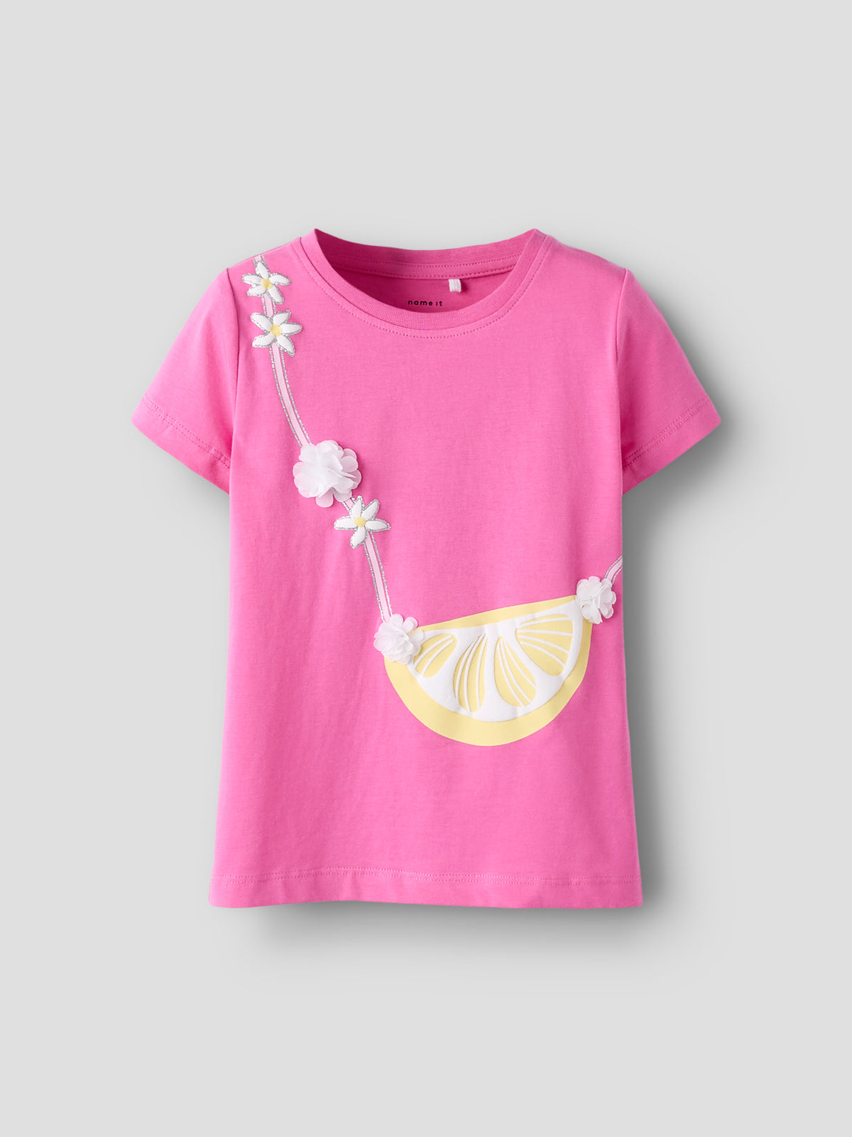 Name it T-Shirt mit 3D-Druck aus Bio-Baumwolle