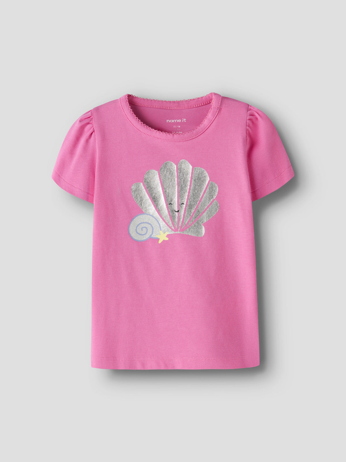 Name it T-Shirt mit Glitzerprint aus Bio-Baumwolle