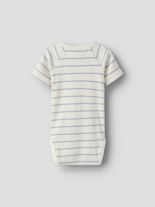 Lil'Atelier Body Kurzarm gestreift aus Bio-Baumwolle