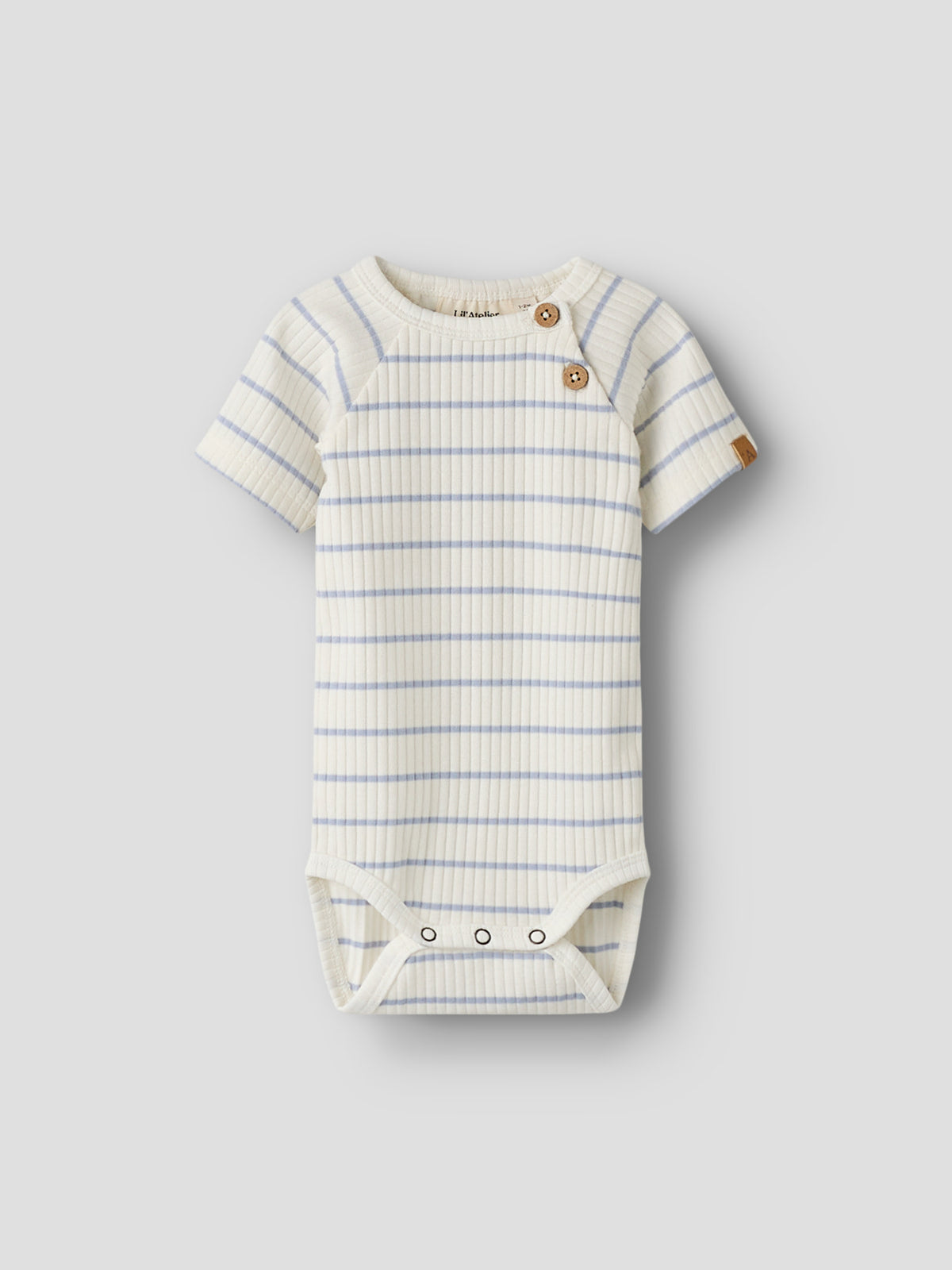 Lil'Atelier Body Kurzarm gestreift aus Bio-Baumwolle