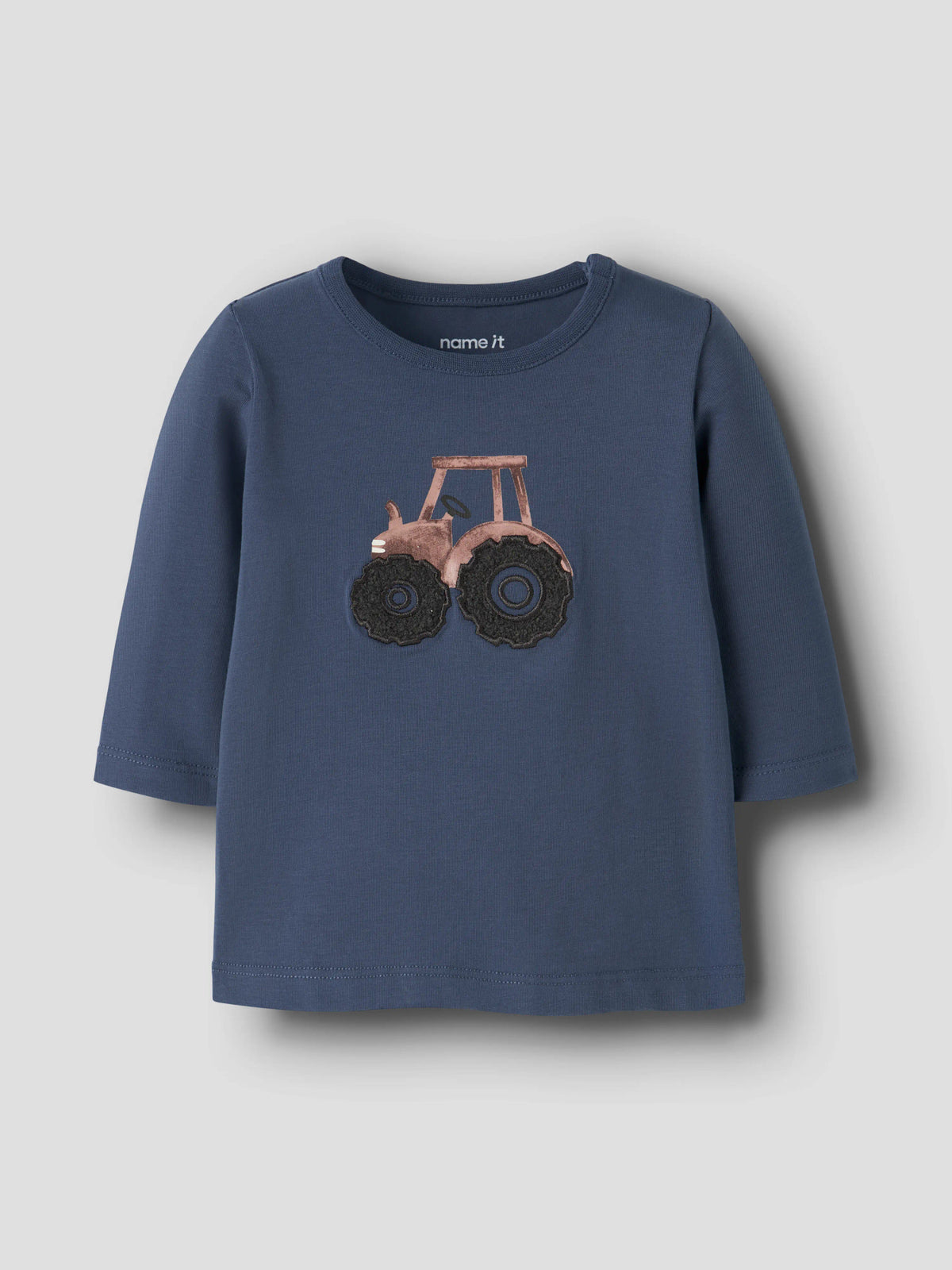 Name it Langarmshirt mit Traktor aus Bio-Baumwolle