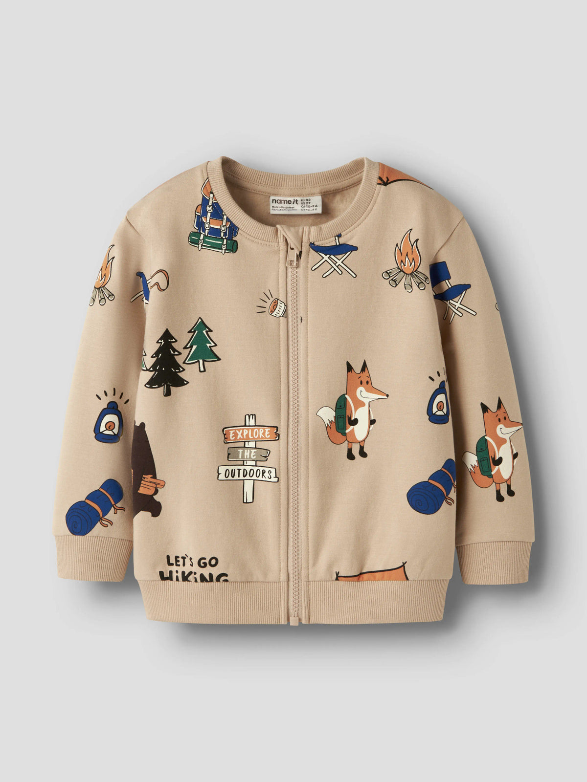 Name it Sweatjacke Oswald mit Alloverprint