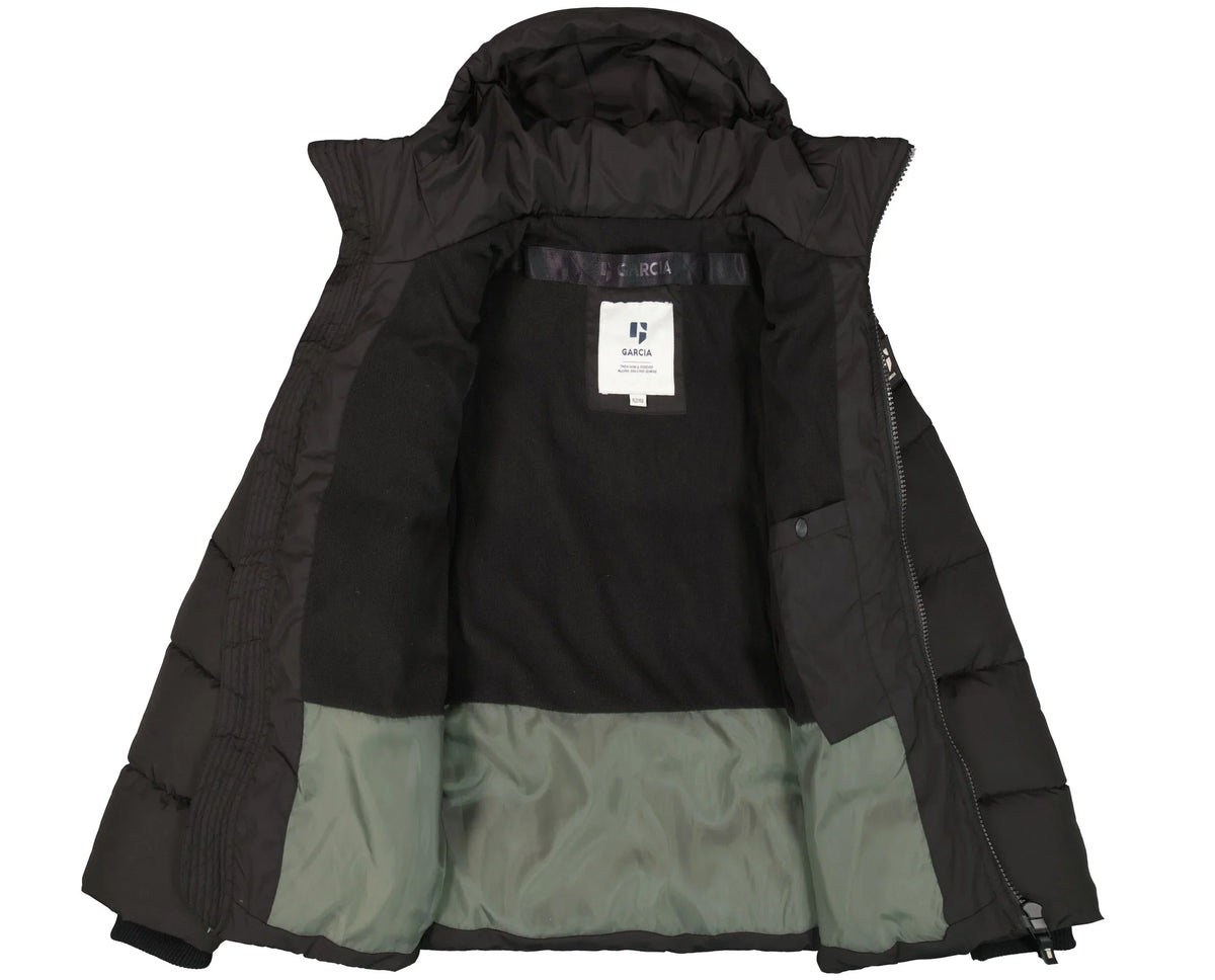 Garcia Schwarze Steppjacke