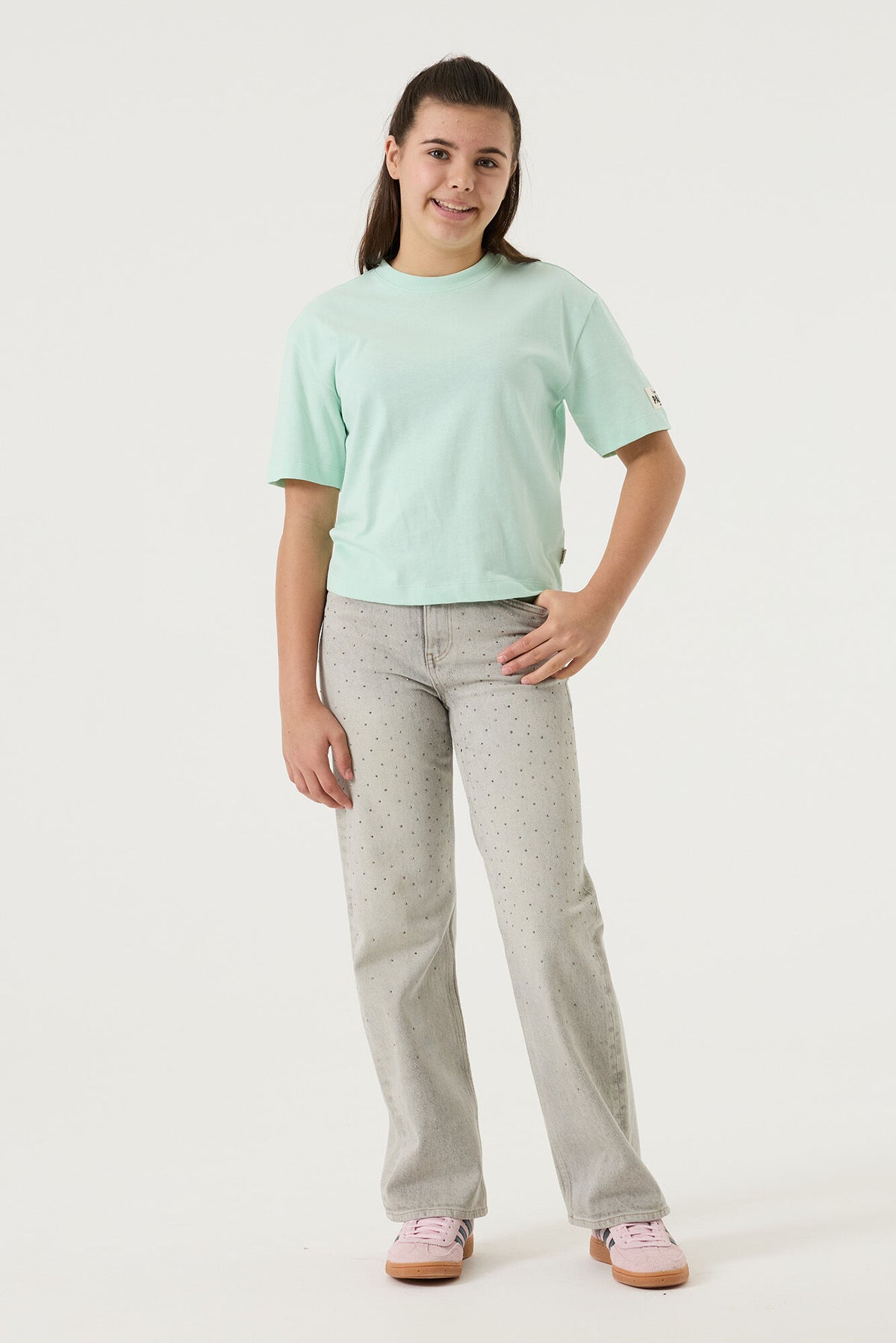 Garcia Mintgrünes T-Shirt