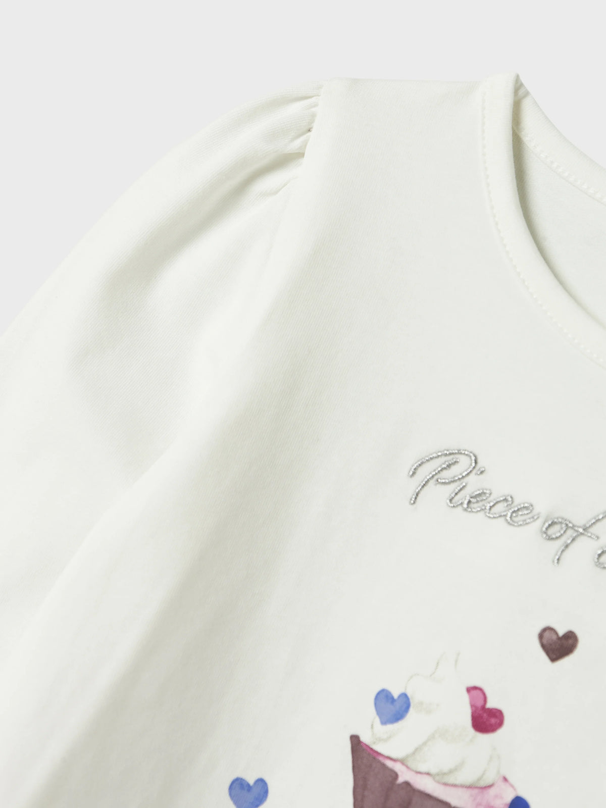 Name it Langarmshirt mit Cupcake-Print