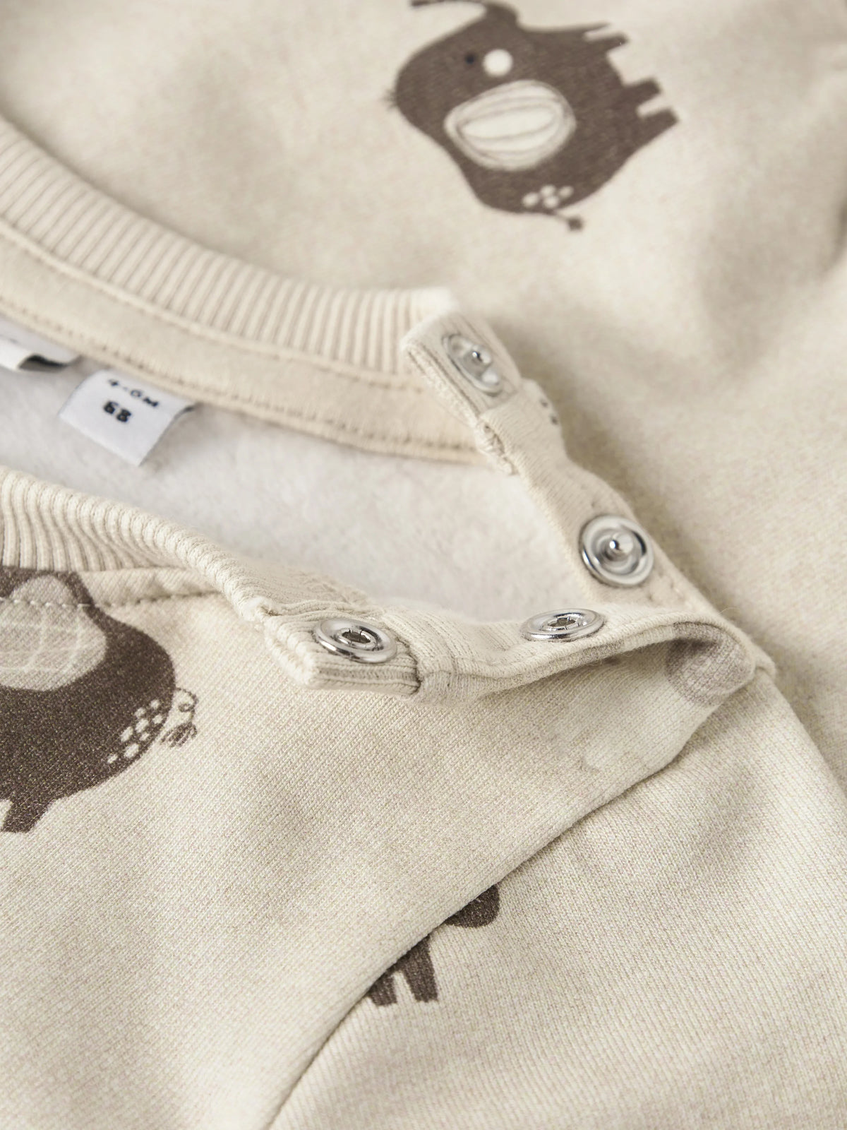 Name it Sweatshirt mit Elefantenprint aus Bio-Baumwolle