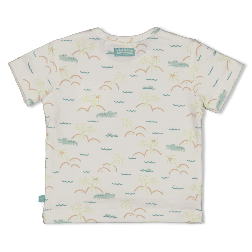 Feetje T-Shirt AOP - You Croc my World