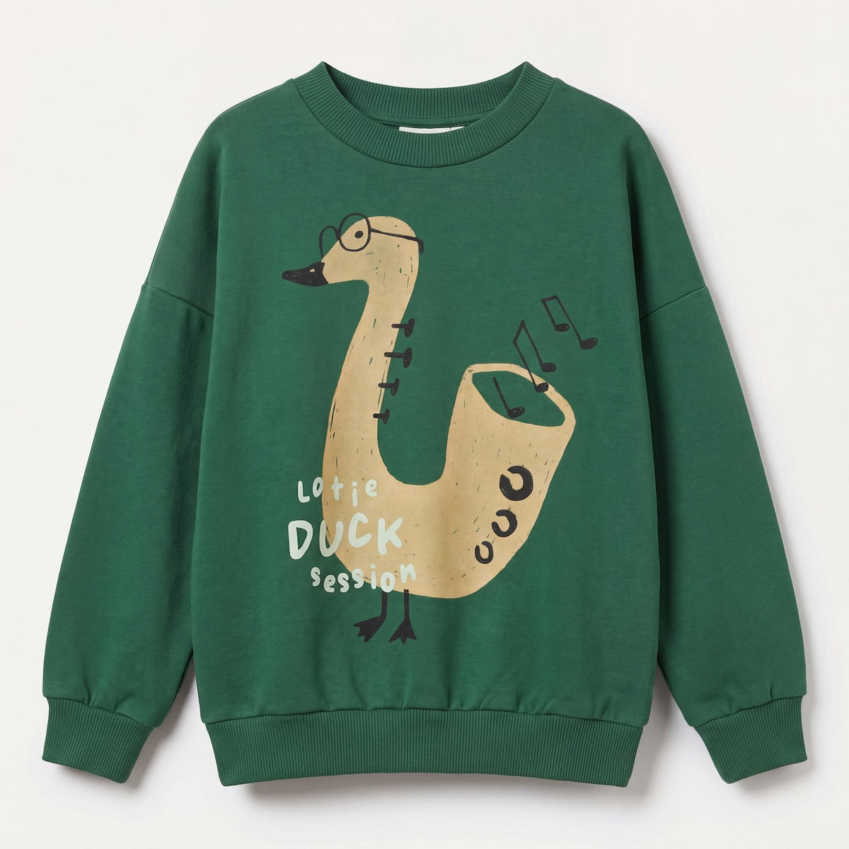 Lötiekids Sweatshirt Duck Session Green