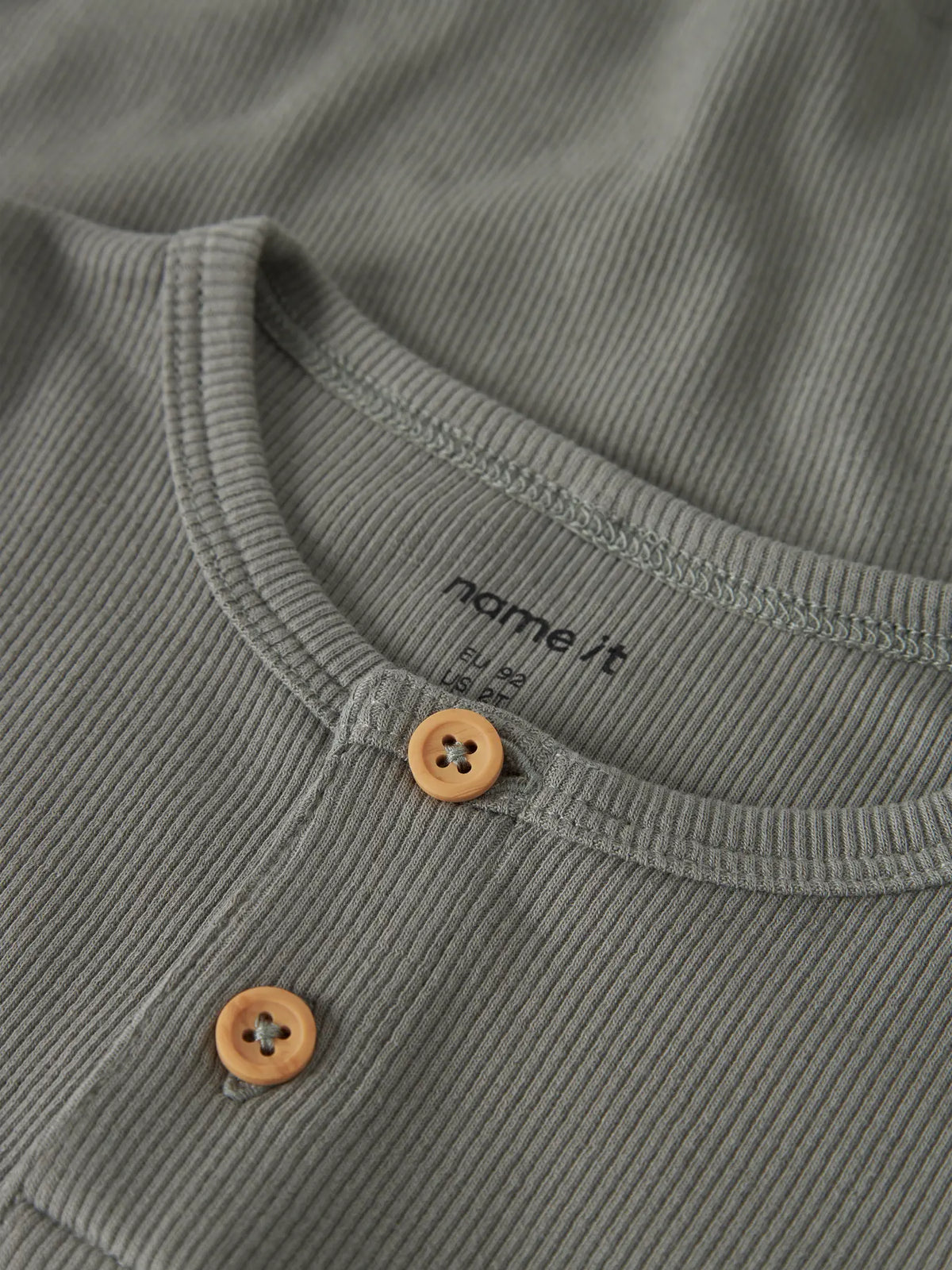 Name it Langarmshirt Basic gerippt