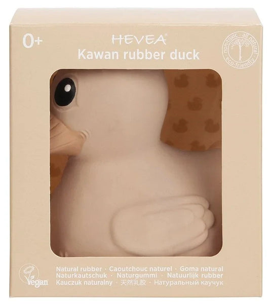 HEVEA Badeente Kawan Mini - Naturkautschuk / Sandy Nude