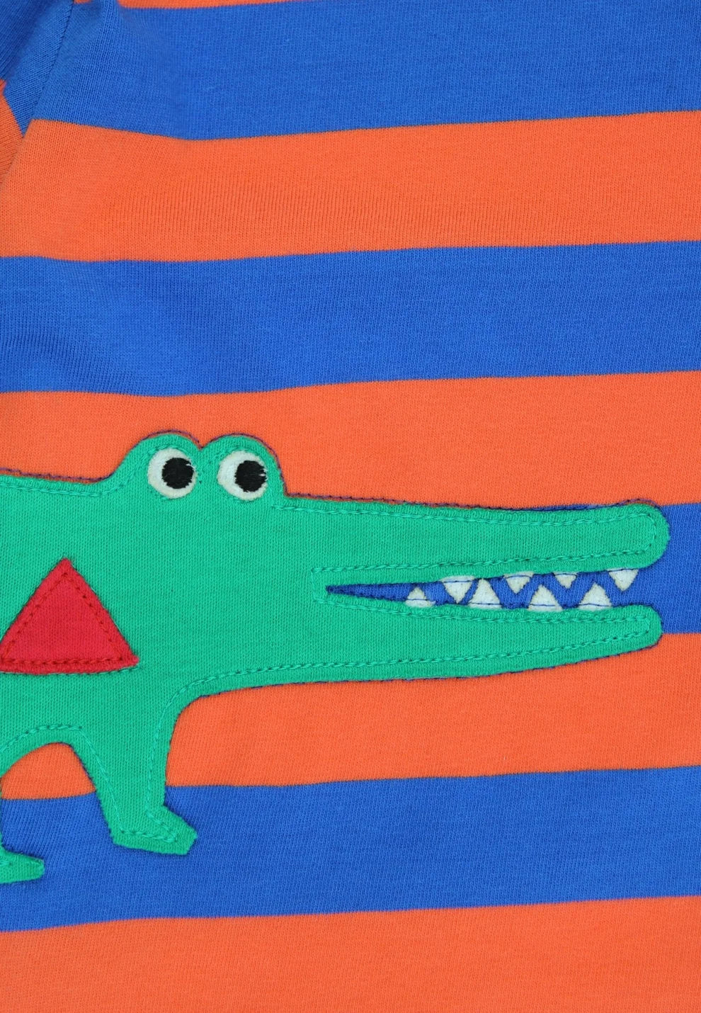 Toby Tiger Langarmshirt Krodkodil gestreift GOTS