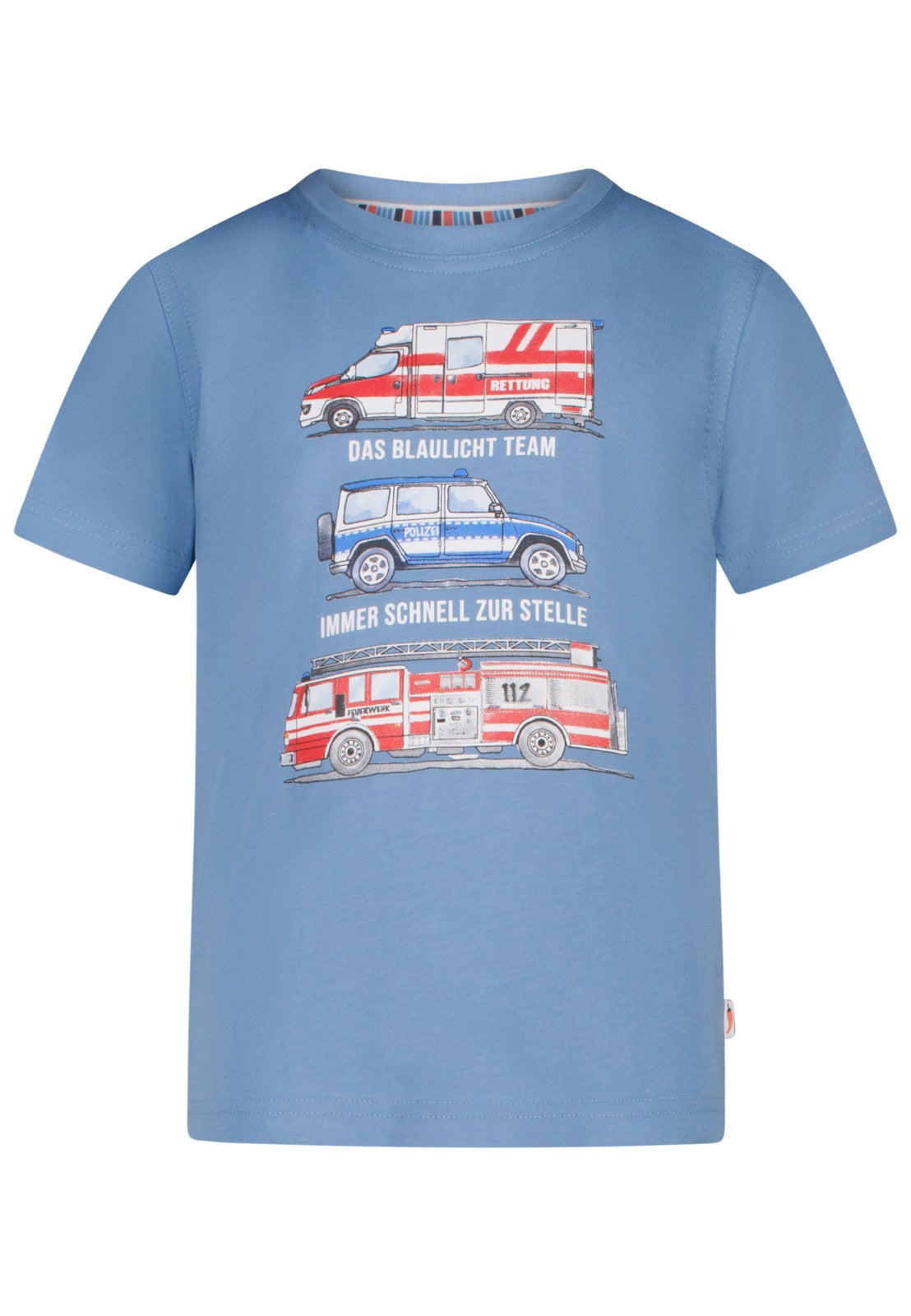 Salt and Pepper T-Shirt mit Einsatzfahrzeugen