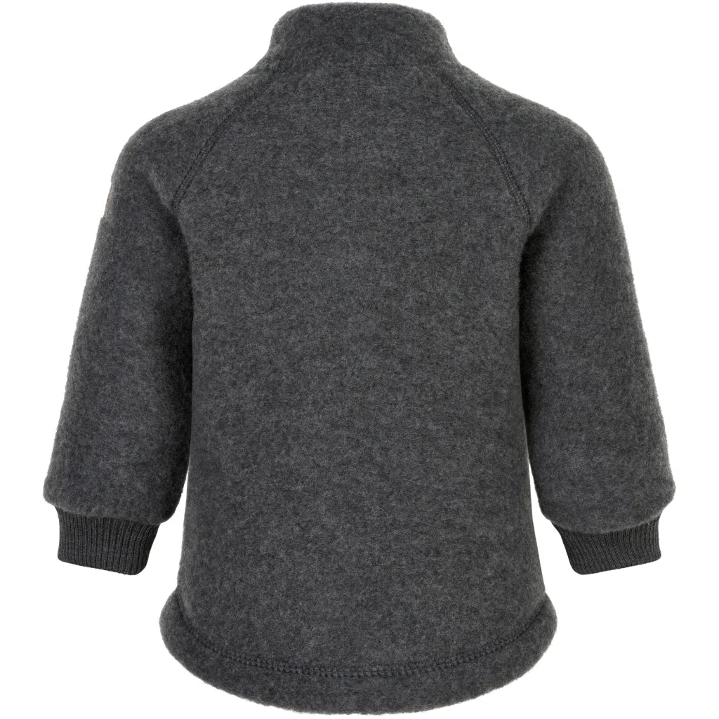 Mikk-line Jacke aus Merinowolle in Dunkelgrau