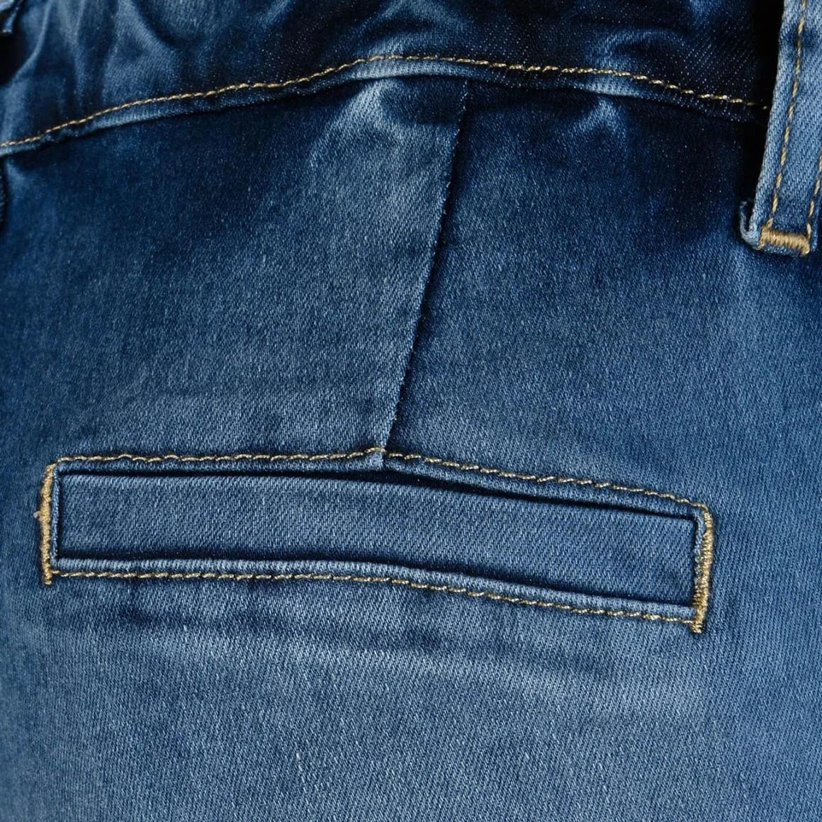 Jeans High-Waist mit Paperbag von Blue Effect