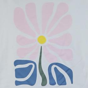 Blue Effect T-Shirt mit Blumenprint