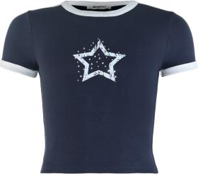 Blue Effect T-Shirt mit Stern