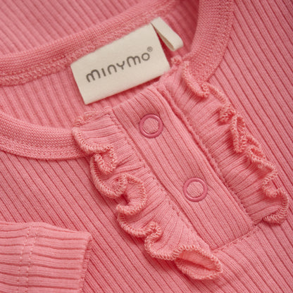 Minymo Body Kurzarm gerippt