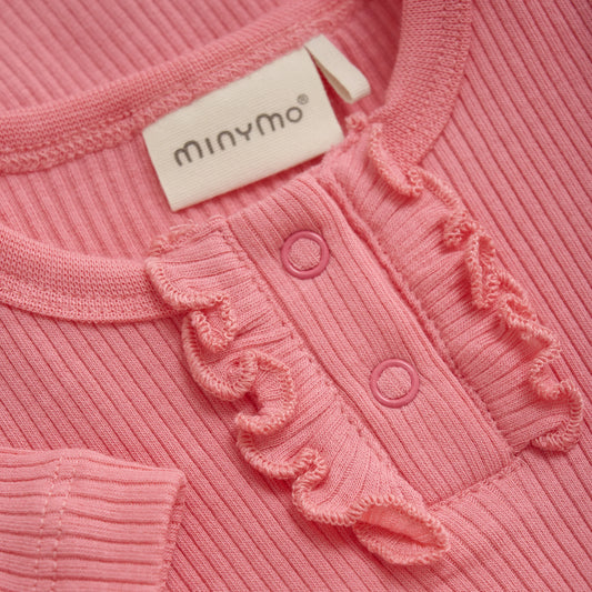 Minymo Body Kurzarm gerippt