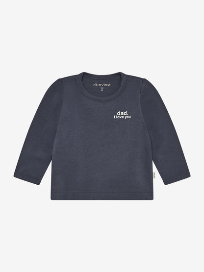 Minymo Langarmshirt Dad - I love you GOTS