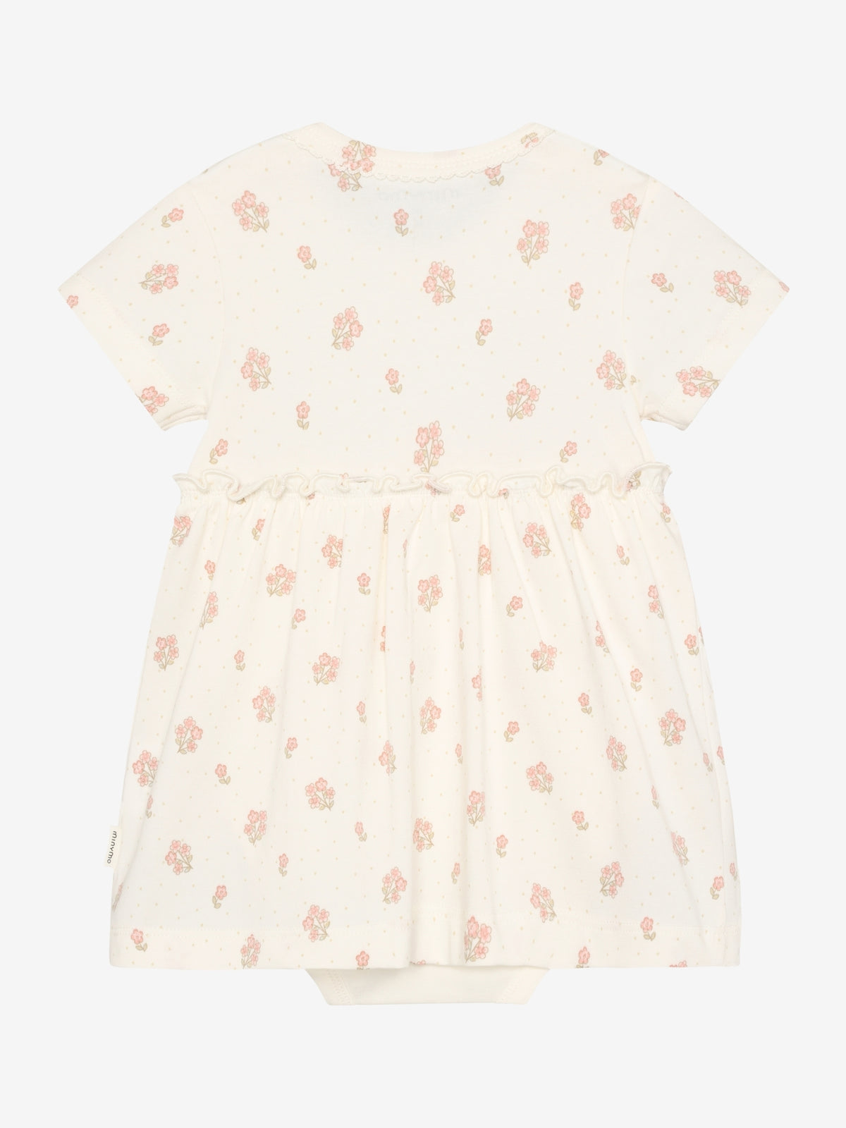 Minymo Bodykleid mit Blümchenprint GOTS