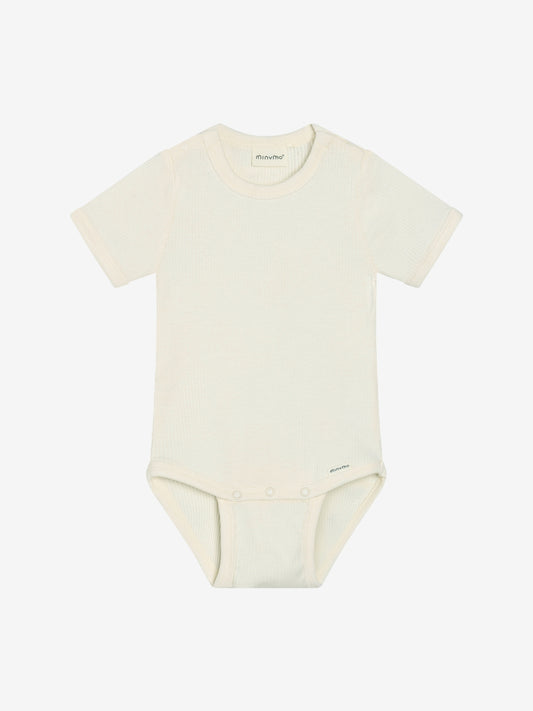 Minymo Body Kurzarm gerippt