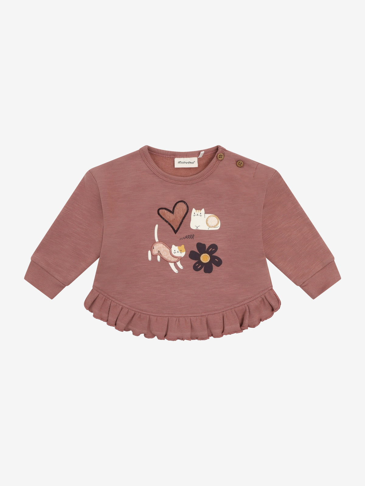Minymo Sweatshirt mit Applikation