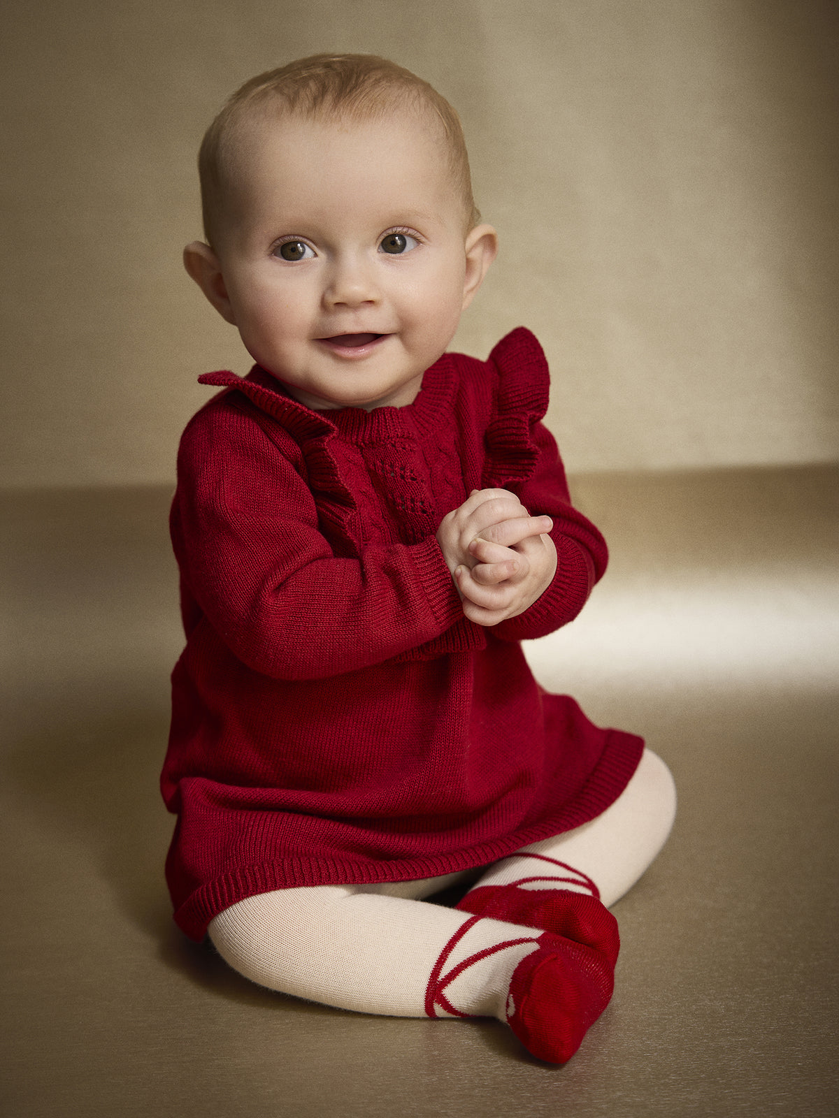 Minymo Strickkleid mit Wollanteil