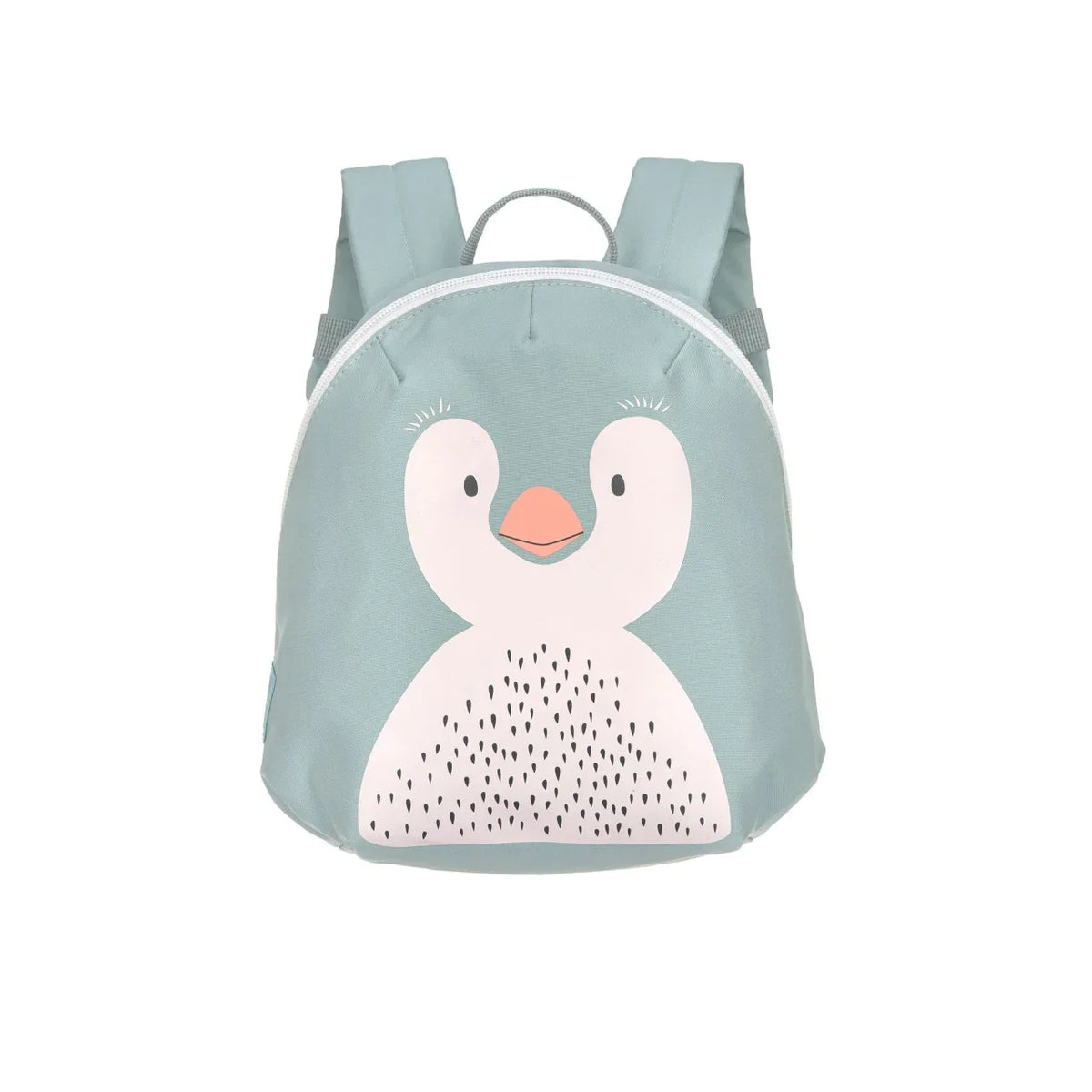 Lässig Kindergartenrucksack Tiny - Pinguin, Hellblau